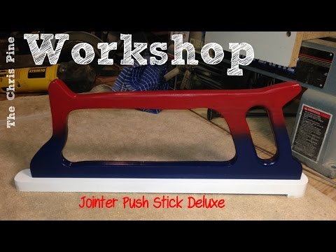 How to make a Jointer push stick- deluxe