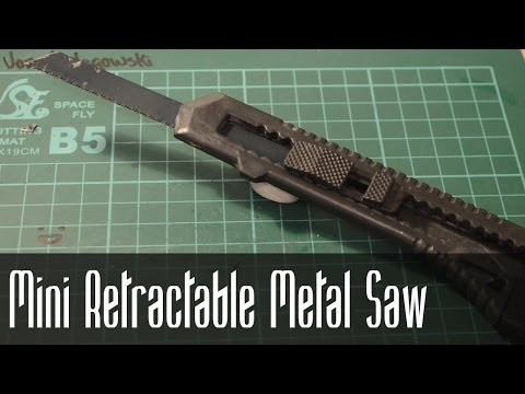 How to make a Mini Retractable Metal Saw