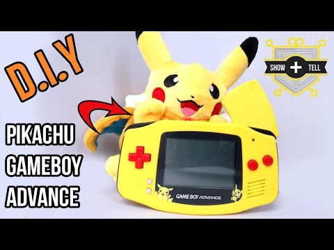 How to make a Pikachu Gameboy Advance! (With tail)