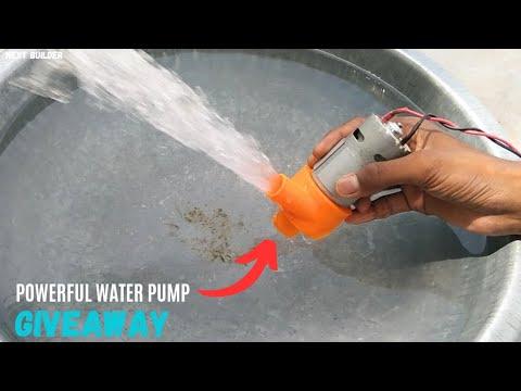 How to make a Powerful 3D Printed 775 DC Motor Water Pump || Giveaway