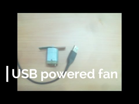 How to make a USB fan(DIY)