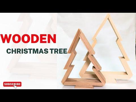 How to make a Wooden Christmas Tree | Simplest Design Ever