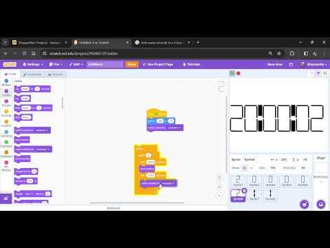 How to make a digital clock on scratch, part 2