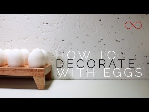 How to make a mid century modern egg stand for Easter - very simple woodworking project