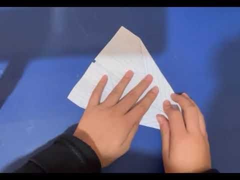 How to make a paper jet in 1.8 minutes