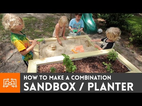 How to make a sandbox/planter combo