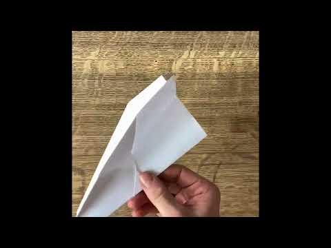 How to make a simple paper airplane