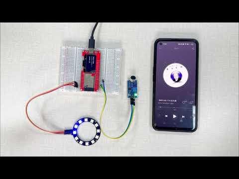 How to make a sound activated counting light by ESP32