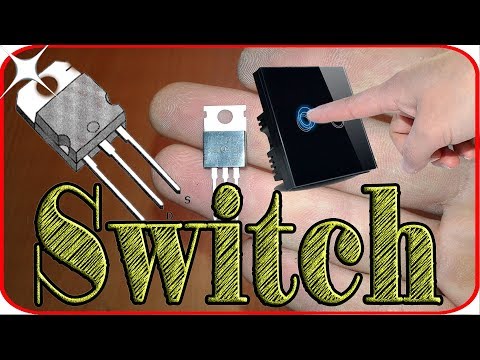 How to make a touch switch circuit using one mosfet transistor. Mosfet transistor projects