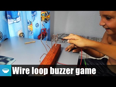 How to make a wire loop game - Easy DIY project for kids