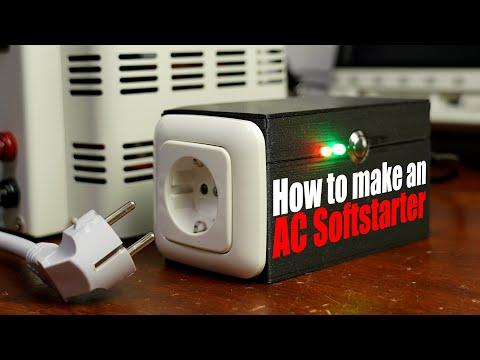 How to make an AC Softstarter because my autotransformer keeps tripping my circuit breaker!