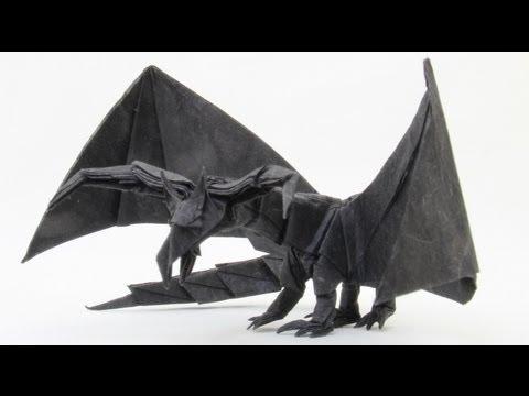 How to make an Origami Darkness Dragon 2.0 (Tadashi Mori)