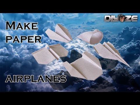 How to make paper airplanes 5 Easy paper planes