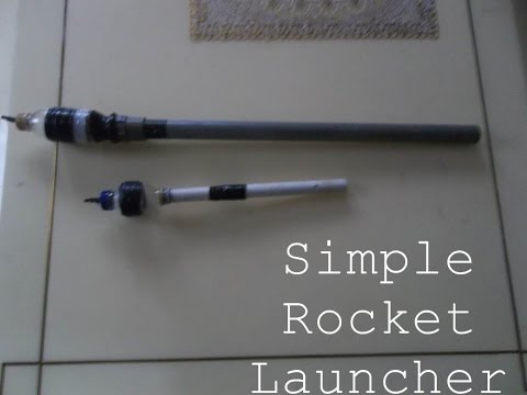 How to make rocket launcher / Testing The Rocket Launcher