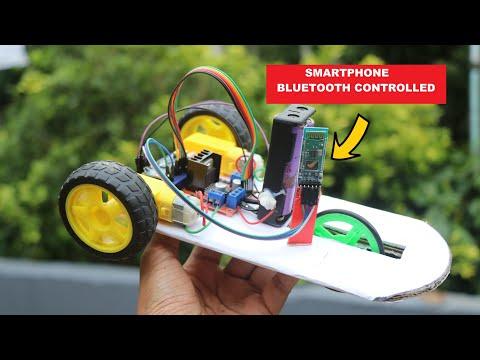 How to make smartphone controlled car using Arduino | Arduino Projects