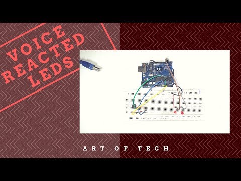 How to make voice reacted leds with arduino without sound sensor!Let's do it!!!!!!!!