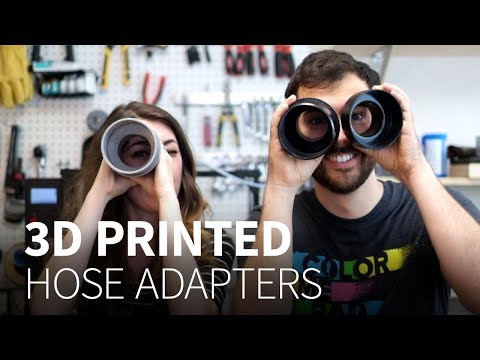 How to model and 3D print hose adapters (in Onshape, with templates)