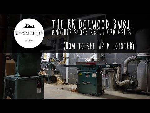 How to set up a jointer - another story about Craigslist