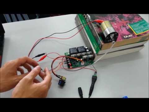 How to use 40A Forward Reverse Speed Adjustable DC Motor Controller