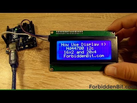 How to use LCD HD44780 with i2c