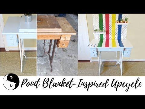 Hudson's Bay Point Blanket Inspired Upcycle | Birdz of a Feather