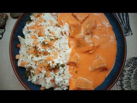 Hungarian Catfish Paprikash with Cottage Cheese Pasta