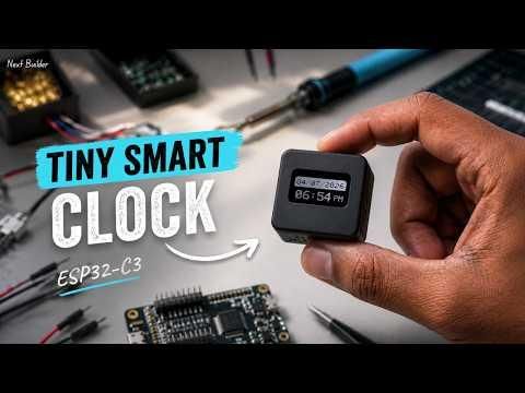 I Built Tiny IoT Desk Clock with ESP32-C3 || Nexus