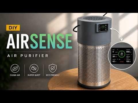 I Built a Commercial Grade Smart Air Purifier at Home || Air Sense