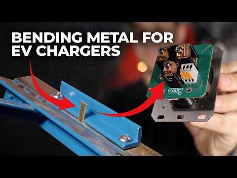 I Built a Mini Bending Brake to Build an EV Charger