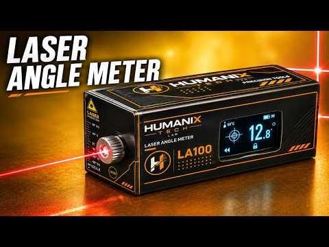 I Built a Professional Laser Angle Meter | Humanix LA100 (DIY Digital Inclinometer)