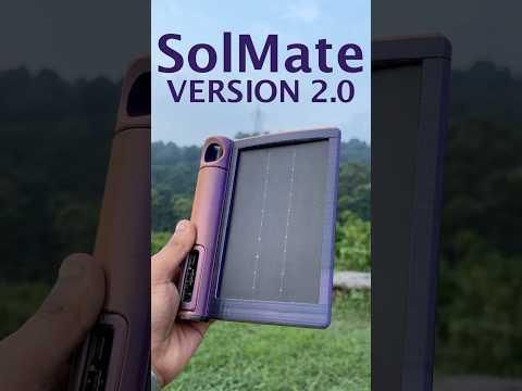 I Built a Solar Power Bank That Charges While You Walk