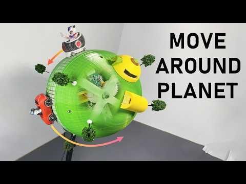 I Made a King Kai Model Driving Around His Planet... Until Frieza Appeared