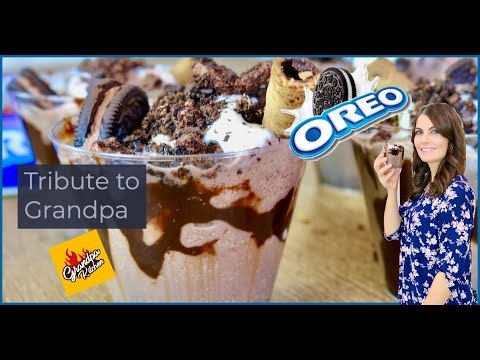 I Recreated GRANDPA KITCHEN Oreo Milkshake | Tribute to Grandpa