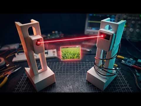 I Sent Live Video Through a Laser Beam