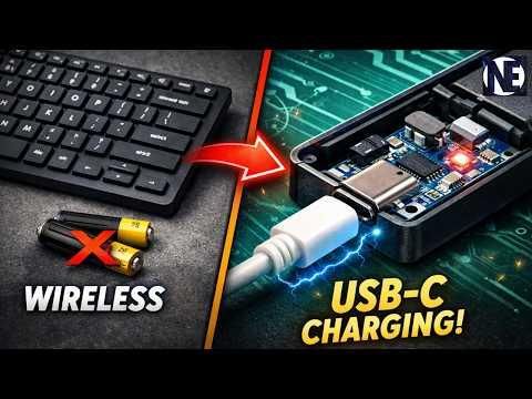 I Upgraded My Wireless Keyboard to USB-C Charging!