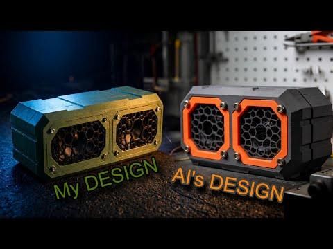 I asked the AI to design this for me | AI designed BT speaker @MrIC01