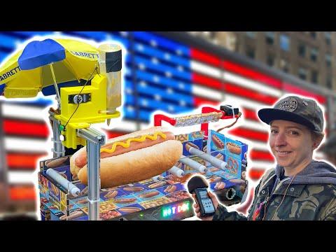 I made a NYC Hot Dog Experience Machine