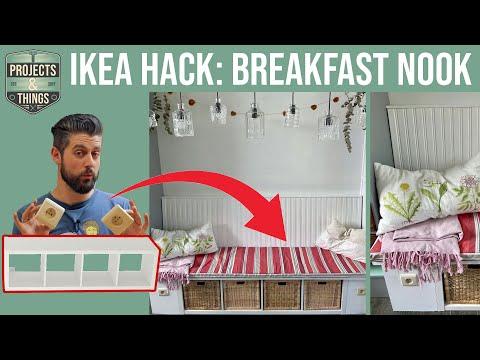 IKEA HACK | $40 Kallax Shelf Becomes Upscale Bench Seating | DIY build.