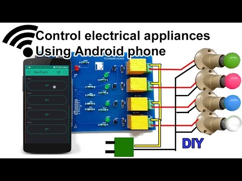 IOT based home automation | control electrical appliances with smartphone