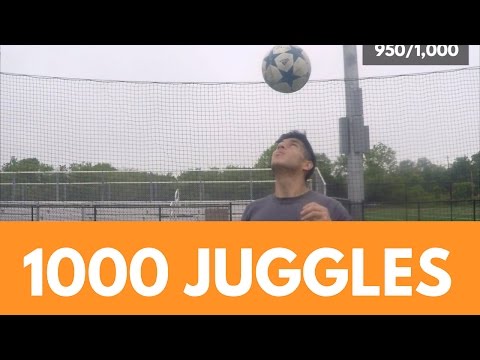 Individual Soccer Training Drills - 1000 Juggles Workout Session