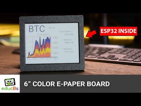 Inkplate 6Color - A color E-Paper display with ESP32