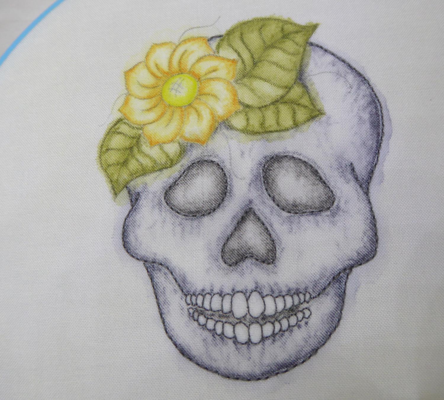 Inktense skull stitchery 13.JPG