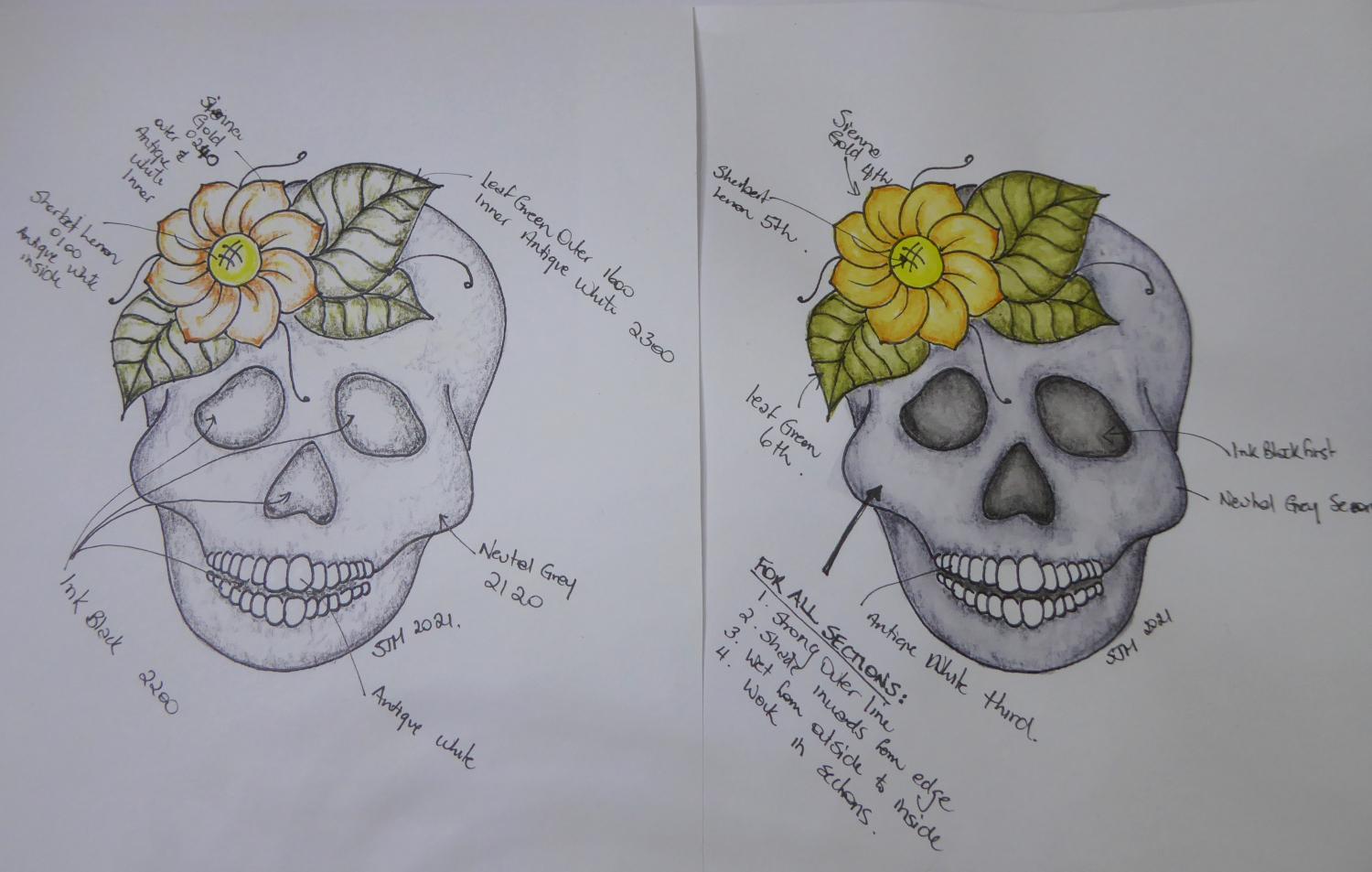 Inktense skull stitchery 2.JPG