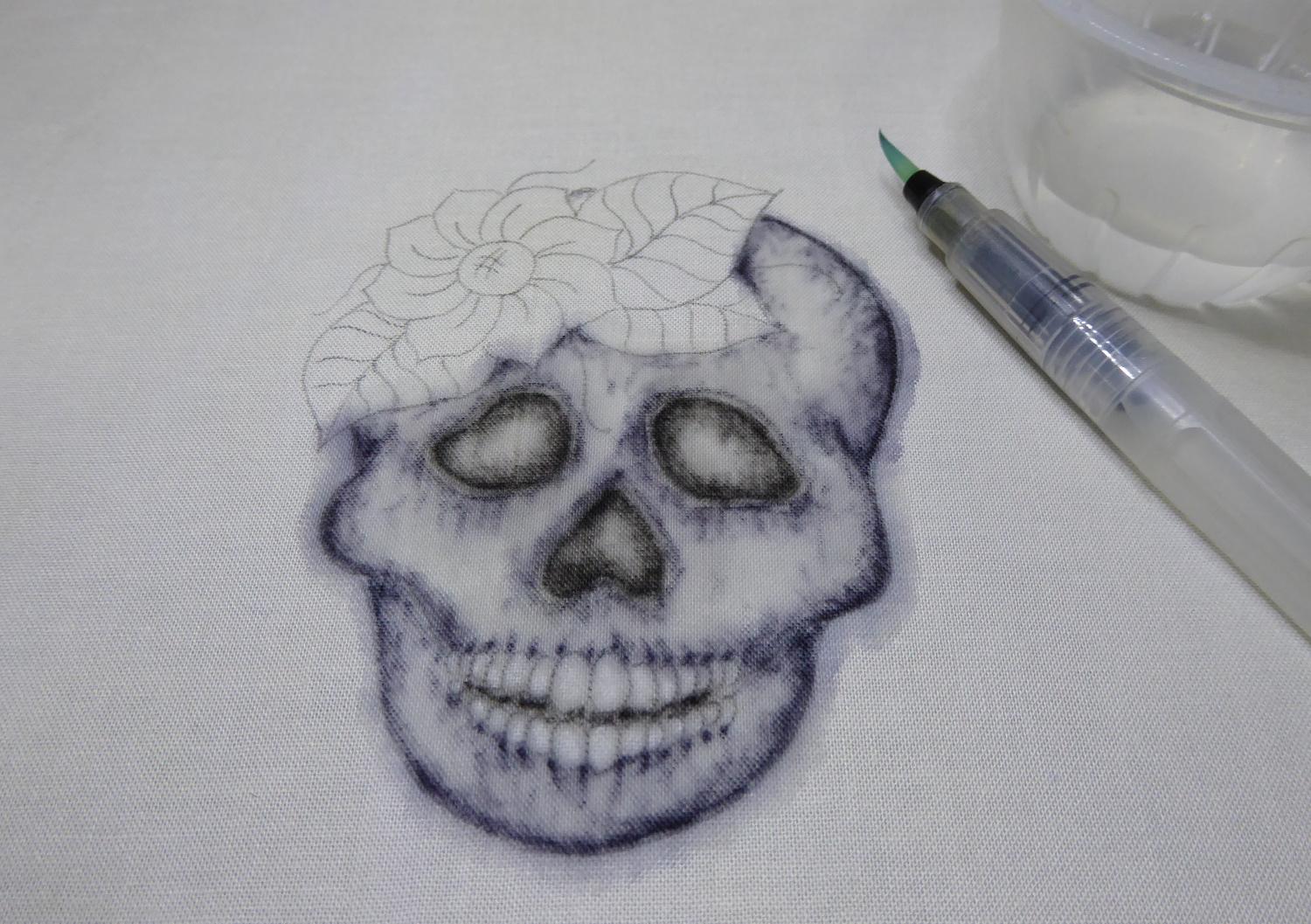 Inktense skull stitchery 7.JPG