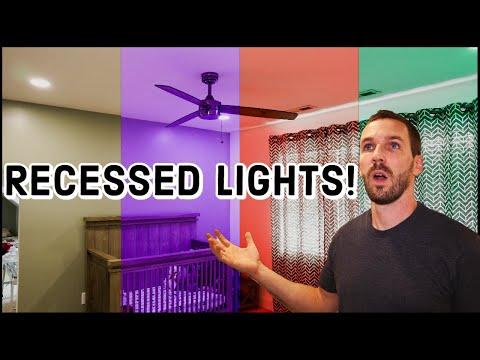 Install Lumary Color Changing Recessed Lights!