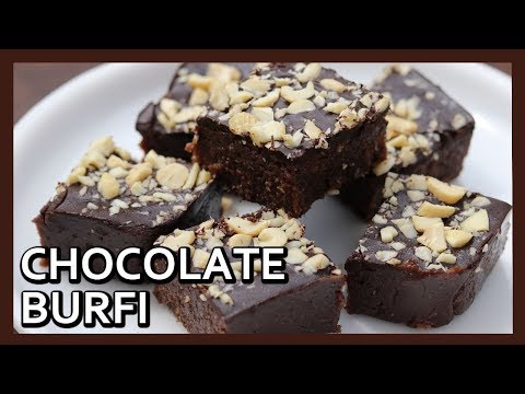 Instant Chocolate Burfi | Easy Chocolate Fudge (ready at the click of finger) Healthy Kadai