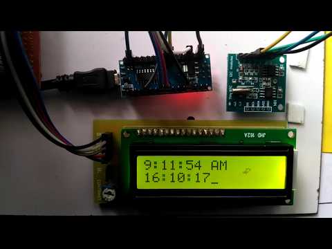 Interfacing DS1307 RTC with arduino