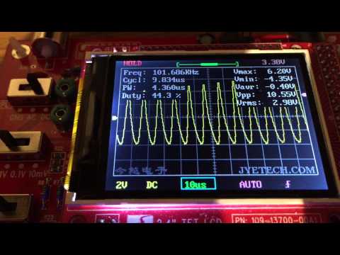 JYE Tech DSO138 KIT (21&amp;euro;) compared with Siglent SDS 1072CML (300&amp;euro;) :)