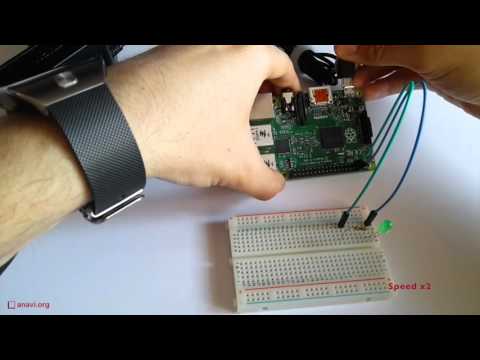 JavaScript for IoT: Blinking LED on Raspberry Pi with Node.js