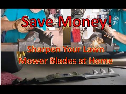 John Deere F525 Blade Sharpening Save Money by Doing It Your Self! DIY